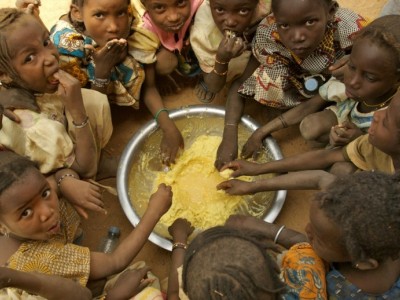 Poor orphans dying of hunger