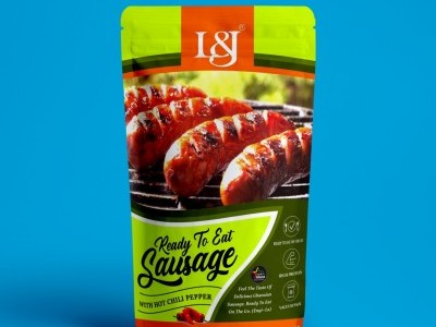 L & J  Ready~to~eat beef and chicken Sausage