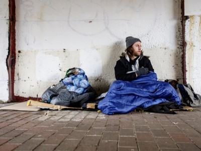 Raising money for homeless people