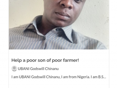 Help a poor guy help a poor son of farmer