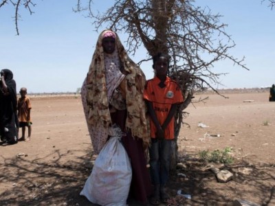 Help impoverished people survive drought