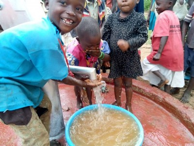 Water well project in Uganda