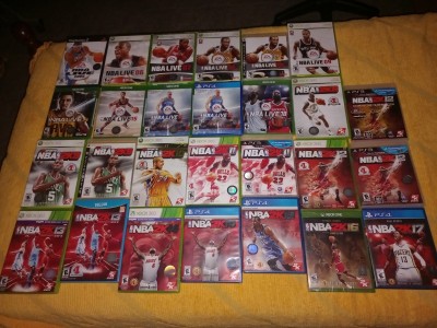 Help me collecting NBA videogames for a dream