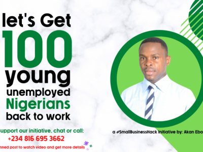 GET  YOUNG UNEMPLOYED NIGERIANS BACK TO WORK