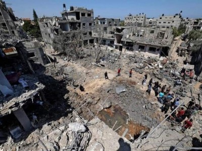 People in Gaza are without shelters