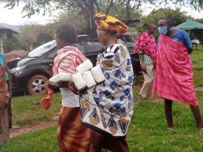 Maasai community feeding programme