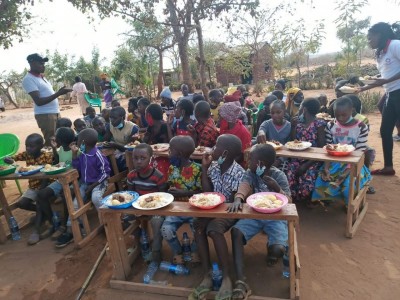 Feeding program for Orphans